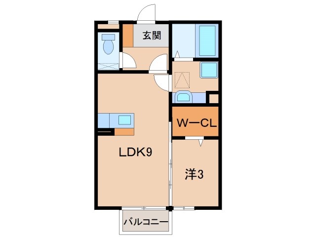 グラミール中之島の物件間取画像