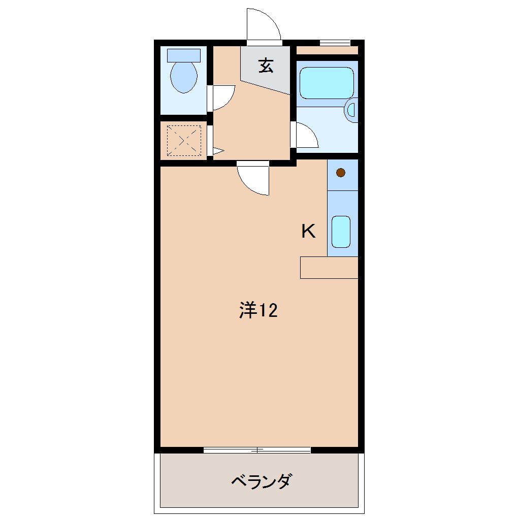 グレースⅠの物件間取画像