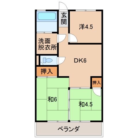 オリエント砂山の物件間取画像