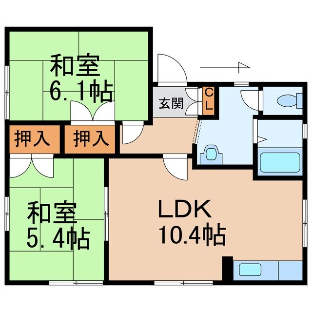 紀伊駅 バス15分  中迫下車：停歩5分 1階の物件間取画像