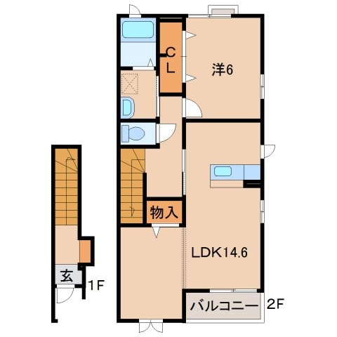 マルコ吹上の物件間取画像