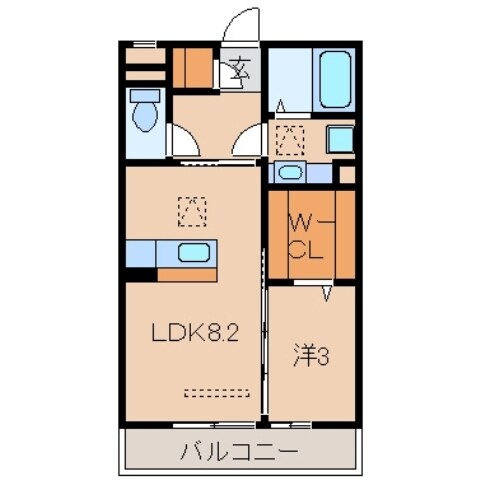 和歌山市駅 徒歩26分 1階の物件間取画像