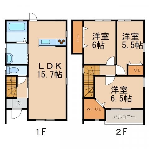 シアラ吹上Ⅰの物件間取画像