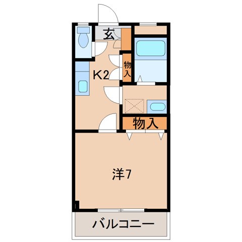 アベニュー屋形の物件間取画像