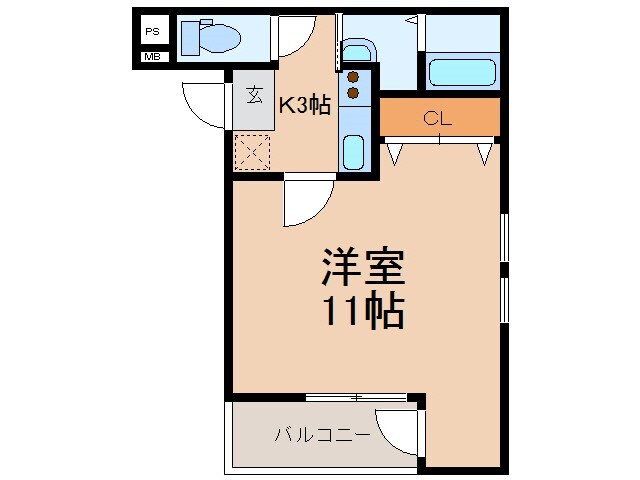 和歌山市駅 徒歩5分 2階の物件間取画像