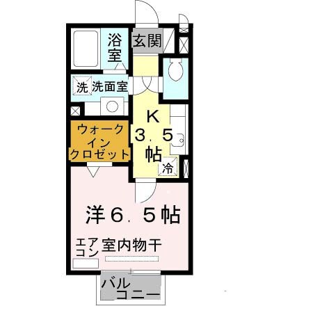 田井ノ瀬駅 徒歩24分 2階の物件間取画像