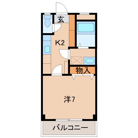 アベニュー屋形の物件間取画像