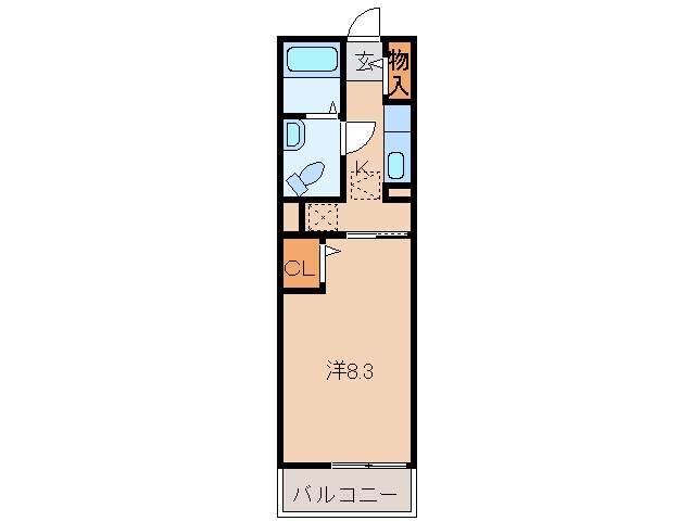 紀伊駅 バス13分  相谷らんかん橋下車：停歩2分 1階の物件間取画像