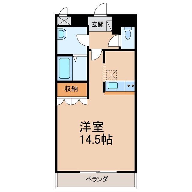 六十谷駅 徒歩22分 1階の物件間取画像