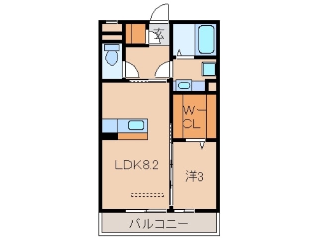 和歌山市駅 バス6分  日赤医療センター前下車：停歩1分 2階の物件間取画像