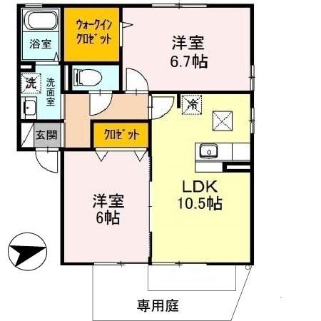 和歌山市駅 バス15分  日赤医療センター前下車：停歩4分 1階の物件間取画像