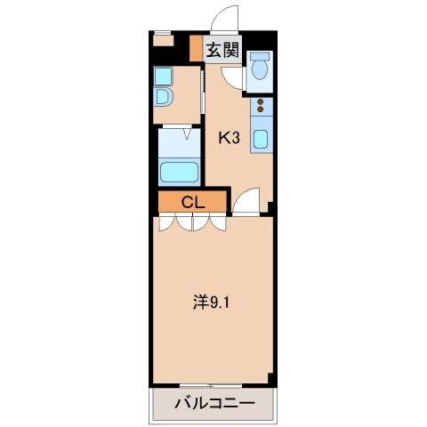 和歌山駅 徒歩33分 2階の物件間取画像