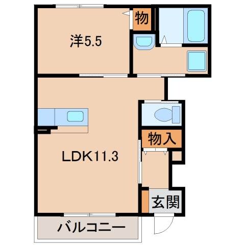 レゴリスの物件間取画像