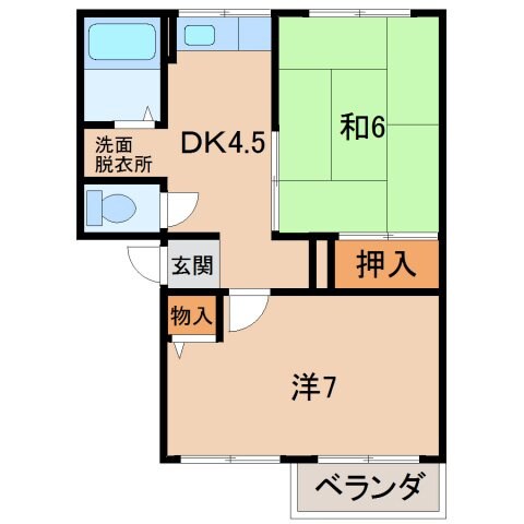 ソファレパークサイドの物件間取画像