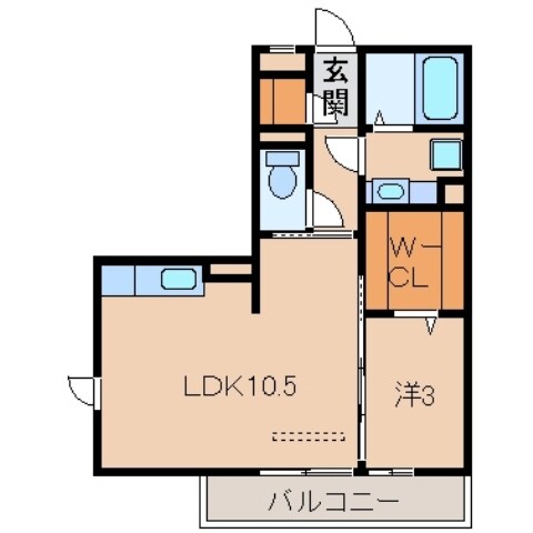 和歌山市駅 バス6分  日赤医療センター前下車：停歩2分 3階の物件間取画像