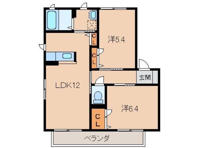 和歌山市駅 バス12分  花王橋下車：停歩5分 2階の物件間取画像