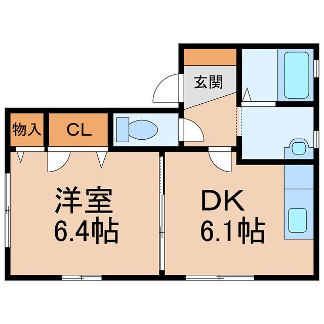 和歌山駅 バス23分  浜ノ宮下車：停歩4分 1階の物件間取画像