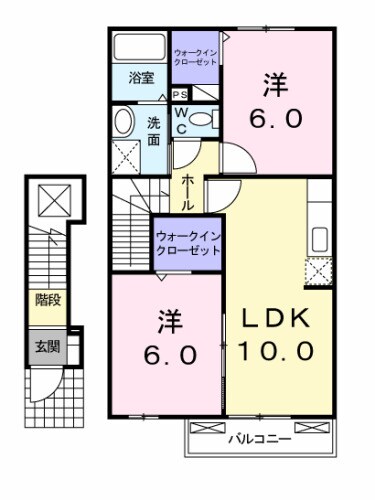 船戸駅 バス20分  丸栖北下車：停歩2分 2階の物件間取画像