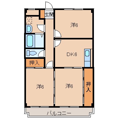 グレース吉田の物件間取画像