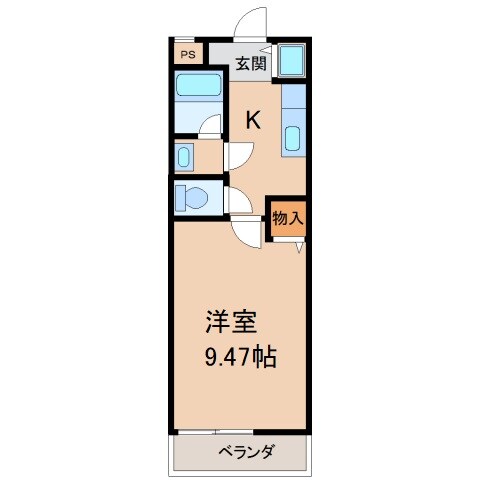 和歌山市駅 バス17分  鷹匠町5丁目下車：停歩4分 2階の物件間取画像