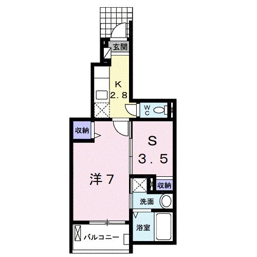 紀ノ川駅 徒歩23分 1階の物件間取画像