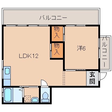 日美ビルの物件間取画像