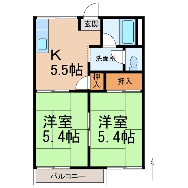 物件間取画像