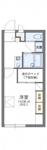 レオパレスオルヴィエートの物件間取画像