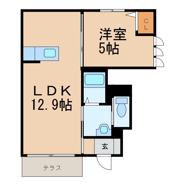 和歌山市駅 バス9分  堀止下車：停歩3分 1階の物件間取画像