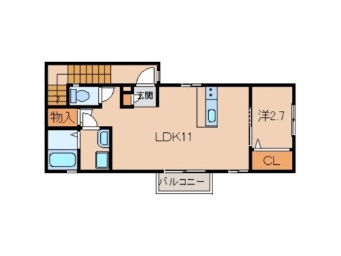 メゾンサンドーの物件間取画像