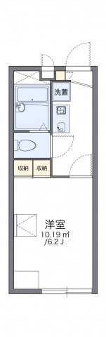 レオパレスベルソーの物件間取画像