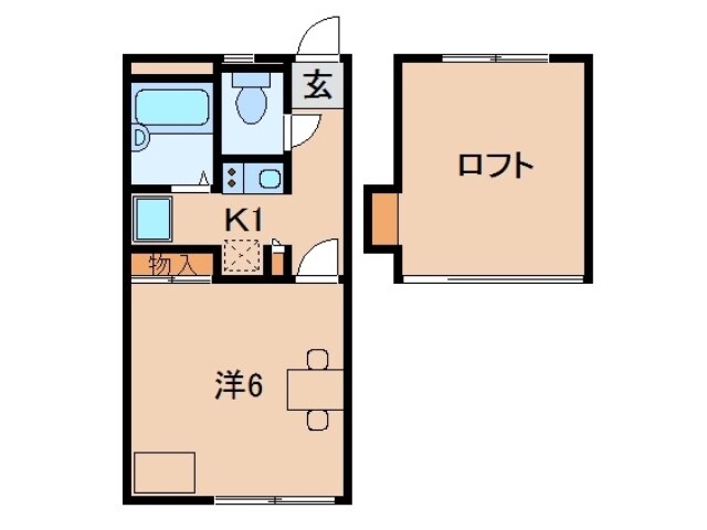 小雑賀マンションの物件間取画像