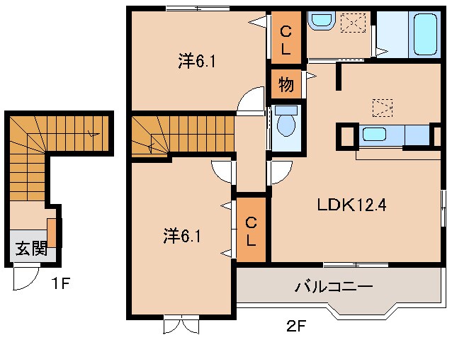 レジデンス・丸栖Ⅰの物件間取画像