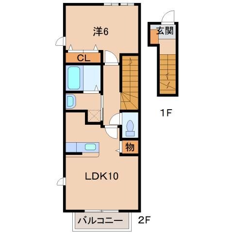 ルーナ ルーチェⅡの物件間取画像