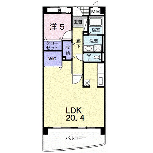 紀三井寺駅 徒歩15分 2階の物件間取画像