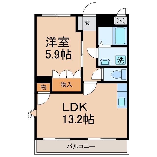 リュミエールの物件間取画像