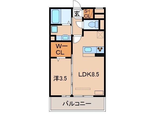 D-room野崎の物件間取画像