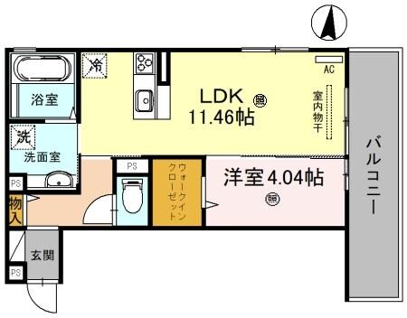 D-room東公園の物件間取画像