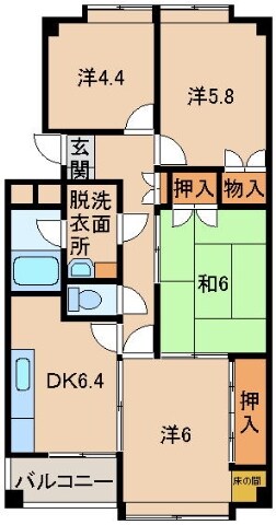 物件間取画像