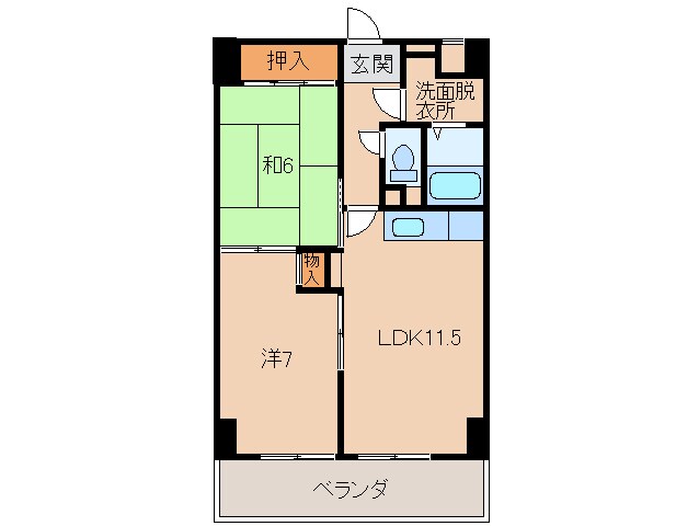 コレーオス堀止の物件間取画像