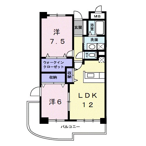 アズゥールの物件間取画像