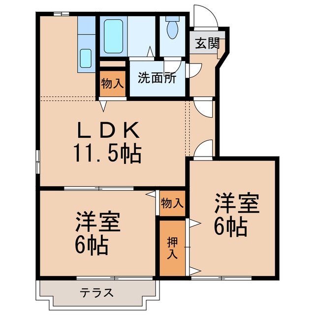 和歌山市駅 バス21分  塩屋下車：停歩5分 1階の物件間取画像