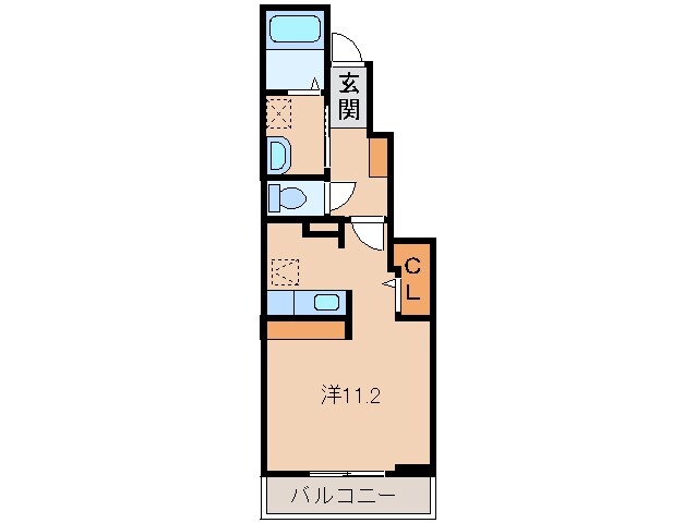 紀三井寺駅 徒歩34分 1階の物件間取画像