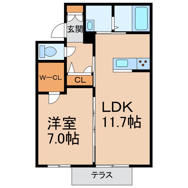 シャーメゾンベルテⅡの物件間取画像