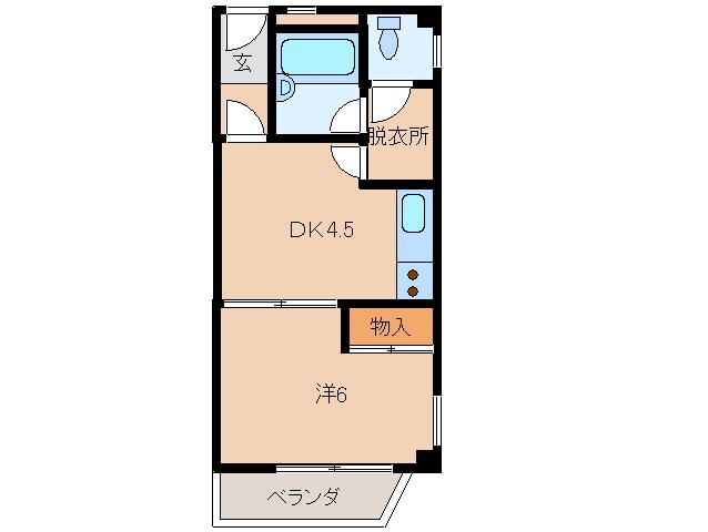 シャンティイ和歌浦の物件間取画像