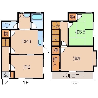 レジデンスの物件間取画像