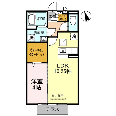 海南駅 徒歩16分 1階の物件間取画像