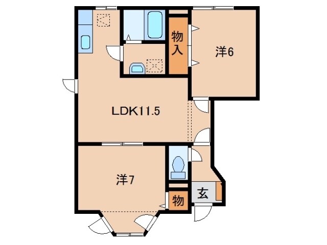 CRESTALL KOYAⅠの物件間取画像