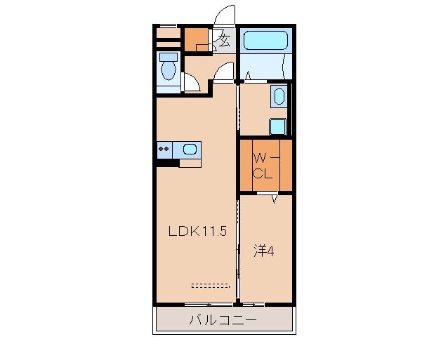 紀三井寺駅 徒歩32分 2階の物件間取画像