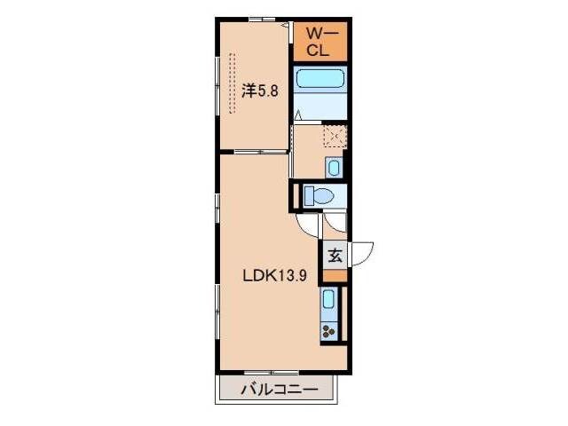 D-roomモンテラルゴの物件間取画像